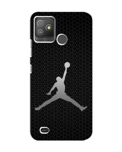 Чехол для TECNO Pop 5 GO с картинкой «Jordan Dark Carbon»