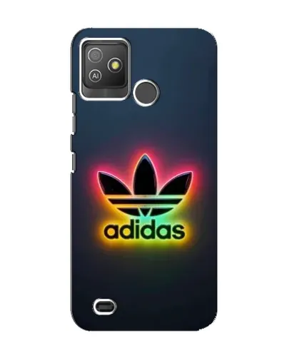Чехол для TECNO Pop 5 GO с картинкой «Неоновый Adidas»