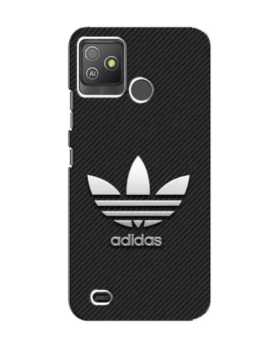 Чехол для TECNO Pop 5 GO с картинкой «Adidas Карбоновая текстура»