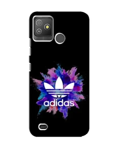 Чехол для TECNO Pop 5 GO с картинкой «Взрыв красок Adidas»