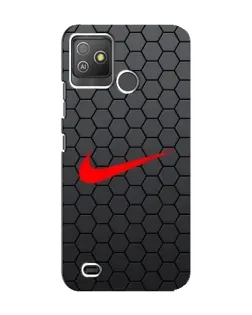 Чохол для TECNO Pop 5 GO з картинкою «Nike — карбонова сітка»