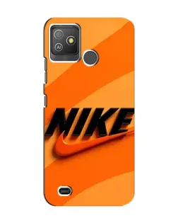 Чохол для TECNO Pop 5 GO з картинкою «Помаранчевий драйв Nike»