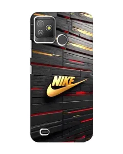 Чехол для TECNO Pop 5 GO с картинкой «Золотой Nike на металле» Чехол для TECNO Pop 5 GO с картинкой «Золотой Nike на металле»