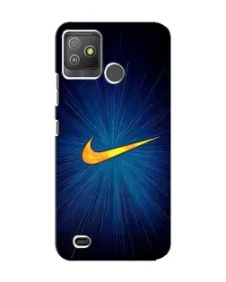 Чехол для TECNO Pop 5 GO с картинкой «Синий пульс Nike» Чехол для TECNO Pop 5 GO с картинкой «Синий пульс Nike»