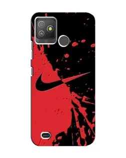 Чехол для TECNO Pop 5 GO с картинкой «Красные брызги Nike» Чехол для TECNO Pop 5 GO с картинкой «Красные брызги Nike»
