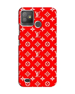 Чохол для TECNO Pop 5 GO з картинкою «Яскравий паттерн LV»