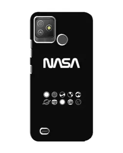 Чохол для TECNO Pop 5 GO з картинкою «NASA — технічний принт»