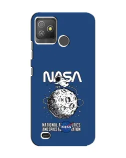 Чохол для TECNO Pop 5 GO з картинкою «NASA — місячна місія»
