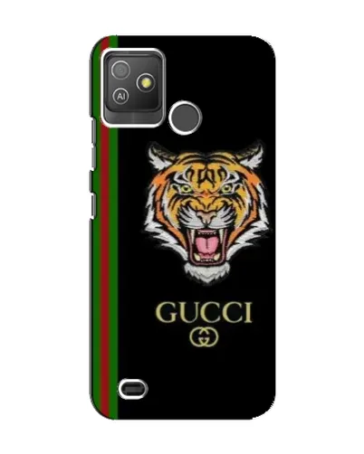 Чехол для TECNO Pop 5 GO с картинкой «Тигр Gucci»