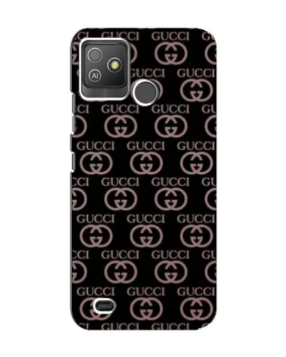Чехол для TECNO Pop 5 GO с картинкой «Классическая монограмма Gucci»