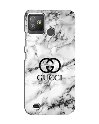 Чехол для TECNO Pop 5 GO с картинкой «Gucci — мраморный шик»