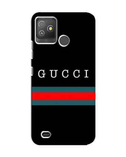 Чехол для TECNO Pop 5 GO с картинкой «Gucci — красный пояс»