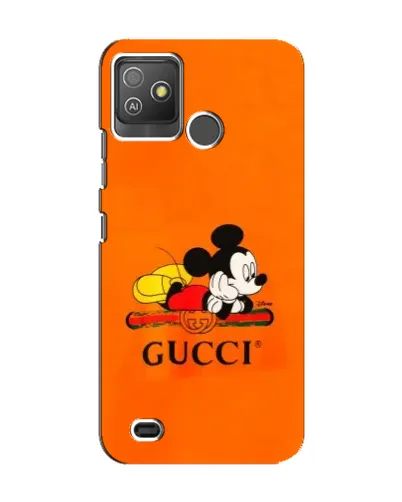Чехол для TECNO Pop 5 GO с картинкой «Микки Маус Gucci — оранж» Чехол для TECNO Pop 5 GO с картинкой «Микки Маус Gucci — оранж»
