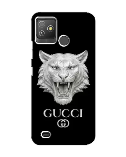 Чехол для TECNO Pop 5 GO с картинкой «Gucci — серебряный лев» Чехол для TECNO Pop 5 GO с картинкой «Gucci — серебряный лев»