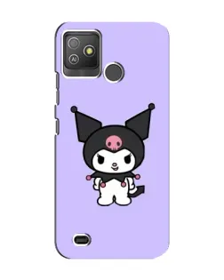 Чохол для TECNO Pop 5 GO з картинкою «Kuromi — ніжний фіолетовий»