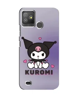Чохол для TECNO Pop 5 GO з картинкою «Kuromi — фіолетовий арт»