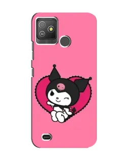Чохол для TECNO Pop 5 GO з картинкою «Kuromi — любов у серці»