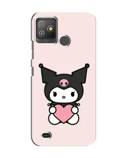 Чохол для TECNO Pop 5 GO з картинкою «Kuromi та серце»