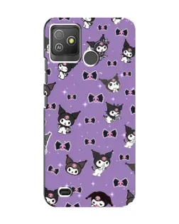Чохол для TECNO Pop 5 GO з картинкою «Kuromi — патерн»