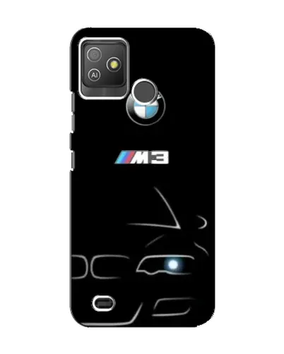 Чехол для TECNO Pop 5 GO с картинкой «Минималистичный принт BMW M3»