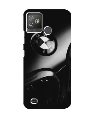 Чехол для TECNO Pop 5 GO с картинкой «Эмблема BMW — макро»