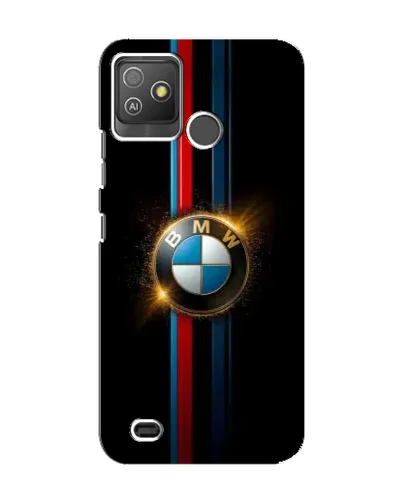 Чехол для TECNO Pop 5 GO с картинкой «BMW M-Power неон»