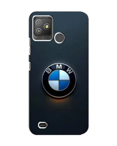 Чехол для TECNO Pop 5 GO с картинкой «Логотип BMW — минимализм»