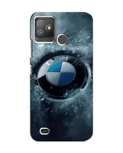Чехол для TECNO Pop 5 GO с картинкой «Логотип BMW — лед»