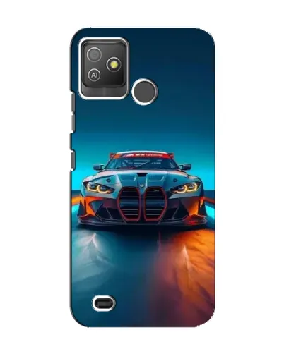 Чехол для TECNO Pop 5 GO с картинкой «BMW — огни неона» Чехол для TECNO Pop 5 GO с картинкой «BMW — огни неона»
