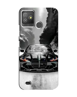 Чехол для TECNO Pop 5 GO с картинкой «BMW — акварельный дрифт»
