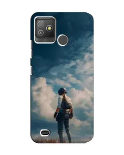 Чохол для TECNO Pop 5 GO з картинкою «Герой PUBG на скелі» Чохол для TECNO Pop 5 GO з картинкою «Герой PUBG на скелі»