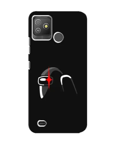 Чехол для TECNO Pop 5 GO с картинкой «Among Us шлем»