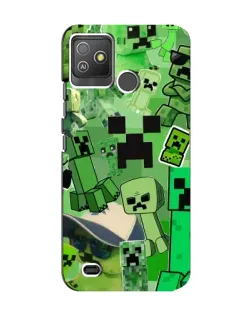 Чохол для TECNO Pop 5 GO з картинкою «Кріпери Minecraft» Чохол для TECNO Pop 5 GO з картинкою «Кріпери Minecraft»