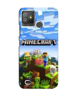 Чехол для TECNO Pop 5 GO с картинкой «Minecraft классический мир» Чехол для TECNO Pop 5 GO с картинкой «Minecraft классический мир»