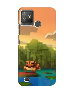Чехол для TECNO Pop 5 GO с картинкой «Майнкрафт закат солнца» Чехол для TECNO Pop 5 GO с картинкой «Майнкрафт закат солнца»