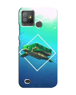 Чехол для TECNO Pop 5 GO с картинкой «Черепаха Minecraft» Чехол для TECNO Pop 5 GO с картинкой «Черепаха Minecraft»