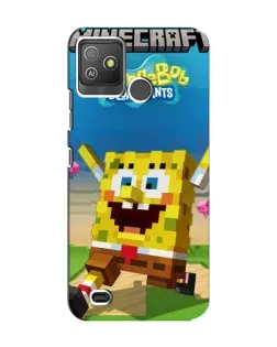 Чехол для TECNO Pop 5 GO с картинкой «Губка Боб Minecraft» Чехол для TECNO Pop 5 GO с картинкой «Губка Боб Minecraft»