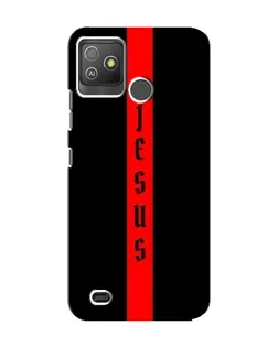 Чехол для TECNO Pop 5 GO с картинкой «Красная линия веры»