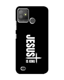 Чехол для TECNO Pop 5 GO с картинкой «Вертикаль веры Jesus»