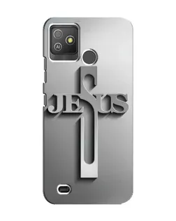 Чехол для TECNO Pop 5 GO с картинкой «Металлический крест Jesus» Чехол для TECNO Pop 5 GO с картинкой «Металлический крест Jesus»