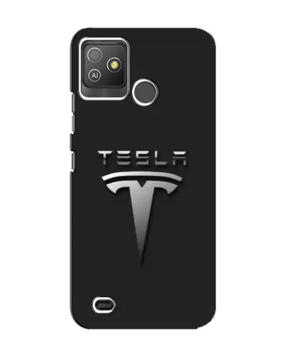 Чехол для TECNO Pop 5 GO с картинкой «Стальной логотип Tesla» Чехол для TECNO Pop 5 GO с картинкой «Стальной логотип Tesla»