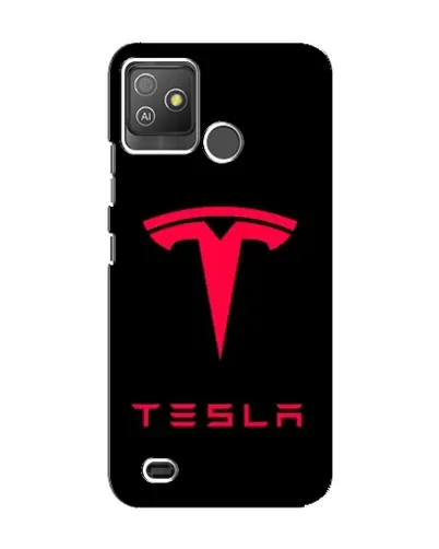 Чехол для TECNO Pop 5 GO с картинкой «Tesla Red Logo» Чехол для TECNO Pop 5 GO с картинкой «Tesla Red Logo»