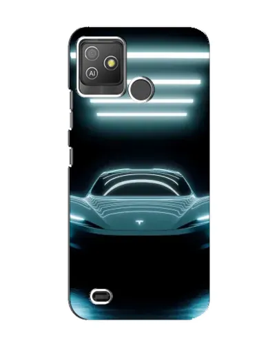 Чехол для TECNO Pop 5 GO с картинкой «Tesla в неоне» Чехол для TECNO Pop 5 GO с картинкой «Tesla в неоне»