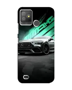 Чехол для TECNO Pop 5 GO с картинкой «Темный Mercedes AMG»