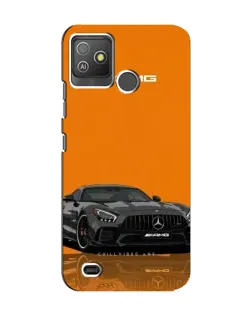 Чехол для TECNO Pop 5 GO с картинкой «Оранжевый Mercedes AMG»