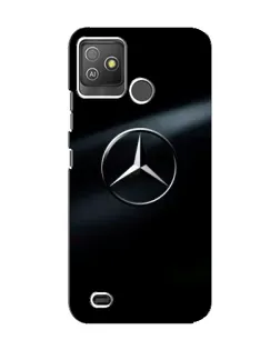 Чехол для TECNO Pop 5 GO с картинкой «Mercedes на металле»