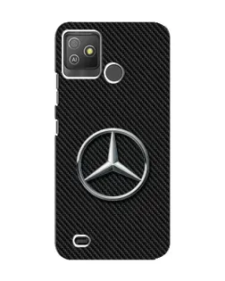 Чехол для TECNO Pop 5 GO с картинкой «Карбоновый Mercedes стиль»