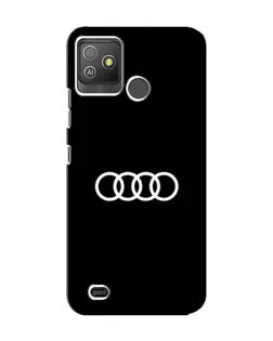 Чехол для TECNO Pop 5 GO с картинкой «Audi White Logo»