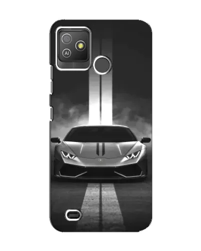 Чехол для TECNO Pop 5 GO с картинкой «Lamborghini симметрия дорог»