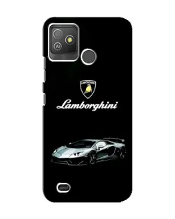 Чохол для TECNO Pop 5 GO з картинкою «Логотип Lamborghini класика»